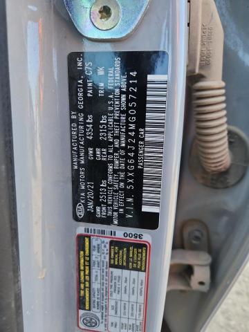 2021 KIA K5 GT LINE - 5XXG64J24MG057214