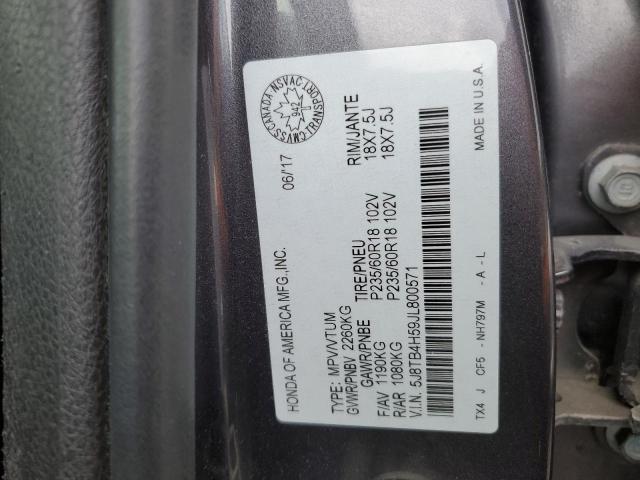 2018 ACURA RDX TECHNO - 5J8TB4H59JL800571