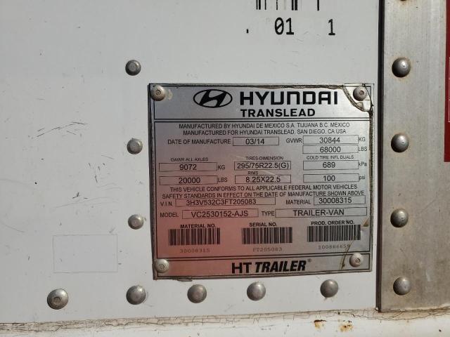 2015 HYUNDAI DRY VAN #3280568333