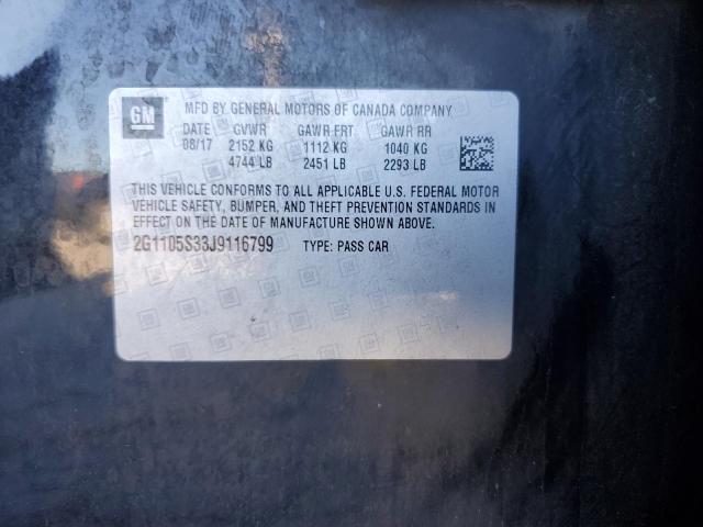 2018 CHEVROLET IMPALA LT #3274682797