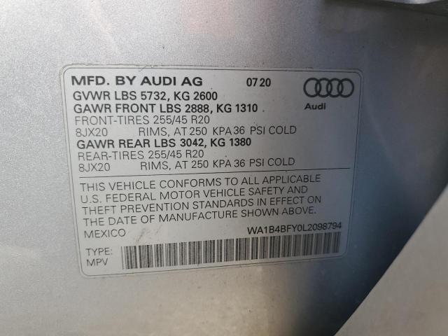 2020 AUDI SQ5 PREMIU - WA1B4BFY0L2098794