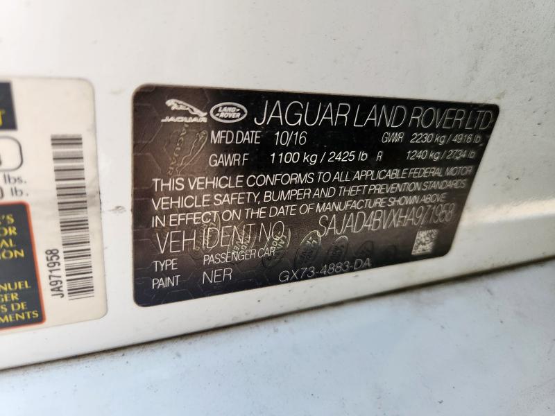 2017 JAGUAR XE PREMIUM - SAJAD4BVXHA971958