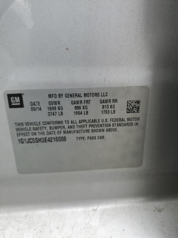 2014 CHEVROLET SONIC LT #3265266996