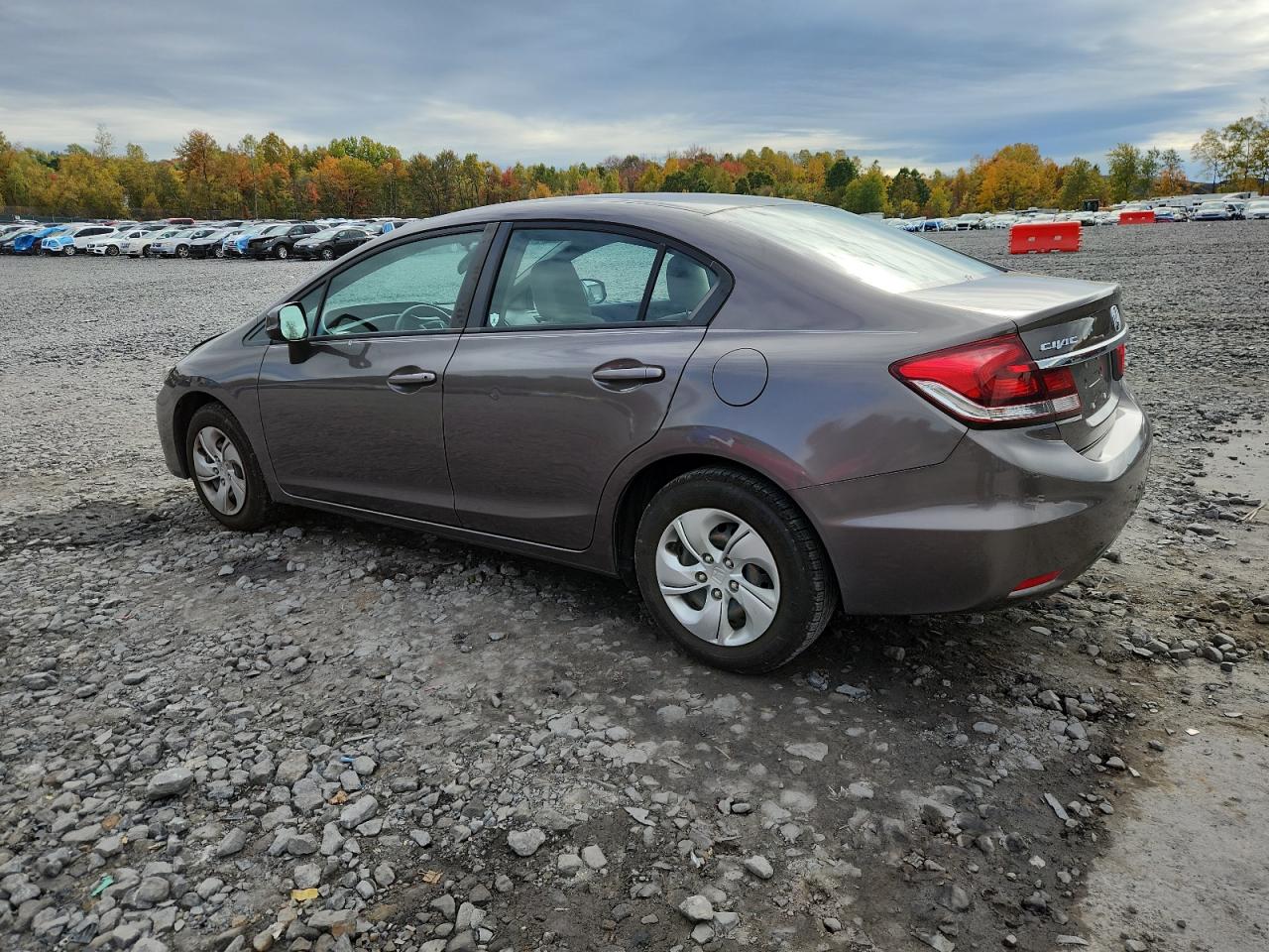 Lot #3301970417 2013 HONDA CIVIC LX