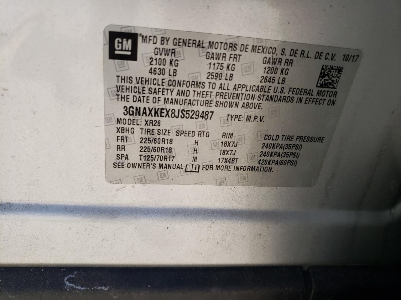 CHEVROLET EQUINOX LT