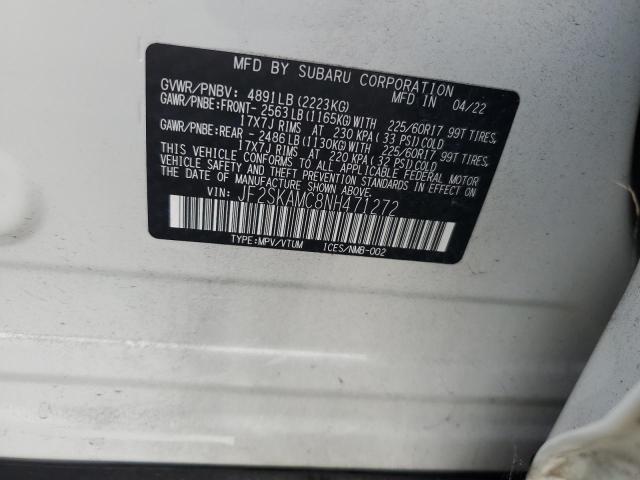2022 SUBARU FORESTER WILDERNESS #3302631019