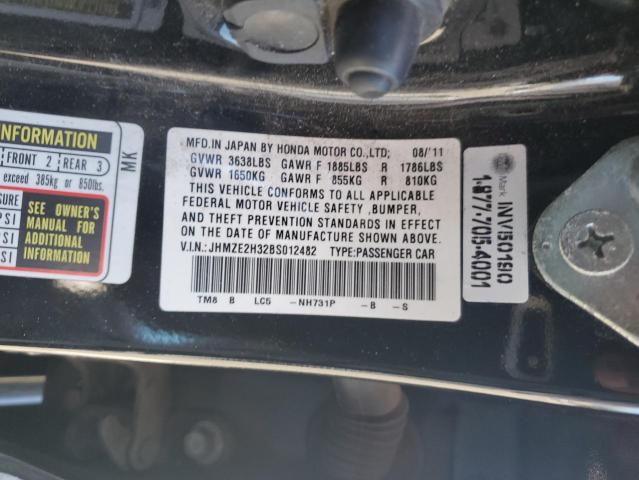 2011 HONDA INSIGHT - JHMZE2H32BS012482