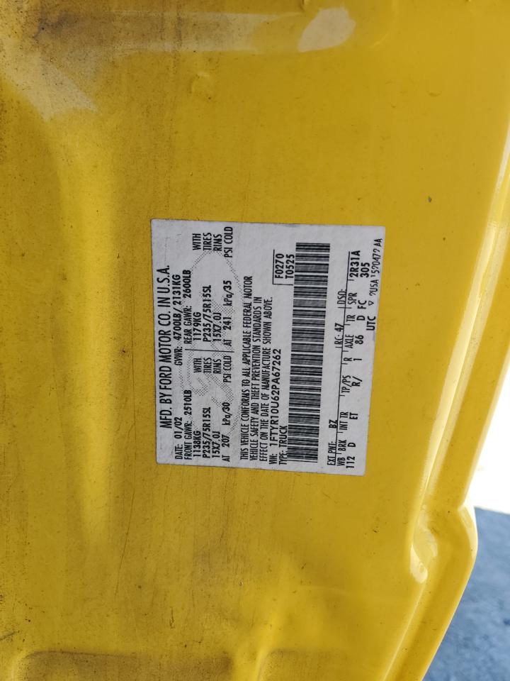 Lot #3269012066 2002 FORD RANGER