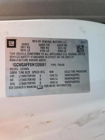 2017 CHEVROLET EXPRESS G2 #3275490715