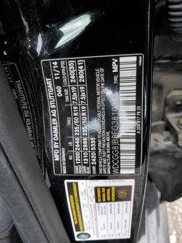 2015 MERCEDES-BENZ GLK 350 4M WDCGG8JB8FG381034