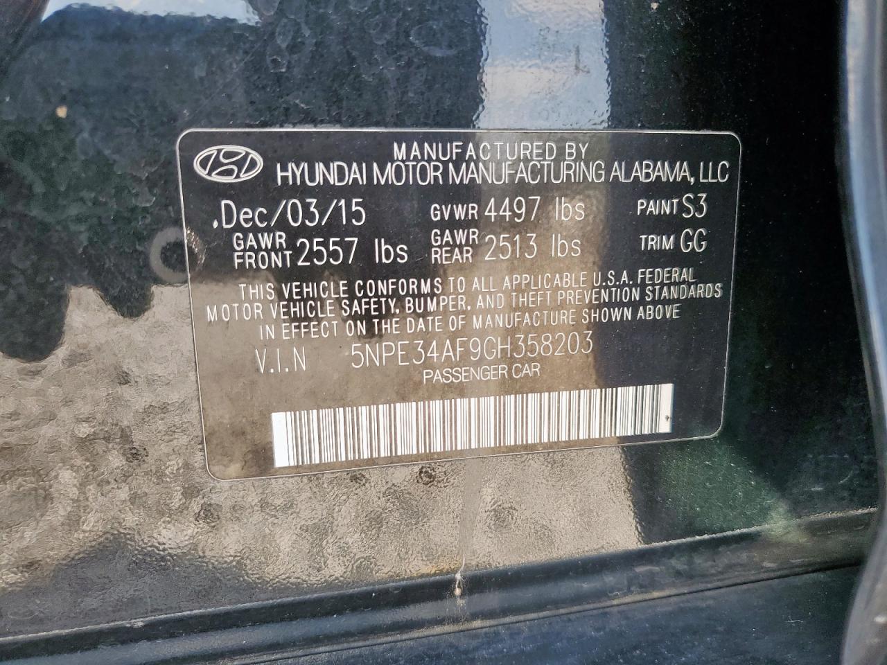 HYUNDAI SONATA SPORT