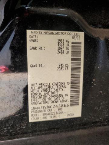 2019 NISSAN ALTIMA S 1N4BL4BV3KC245866