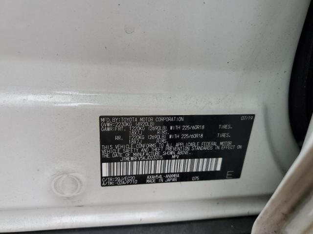 2019 TOYOTA RAV4 XSE - JTMEWRFV5KJ023315