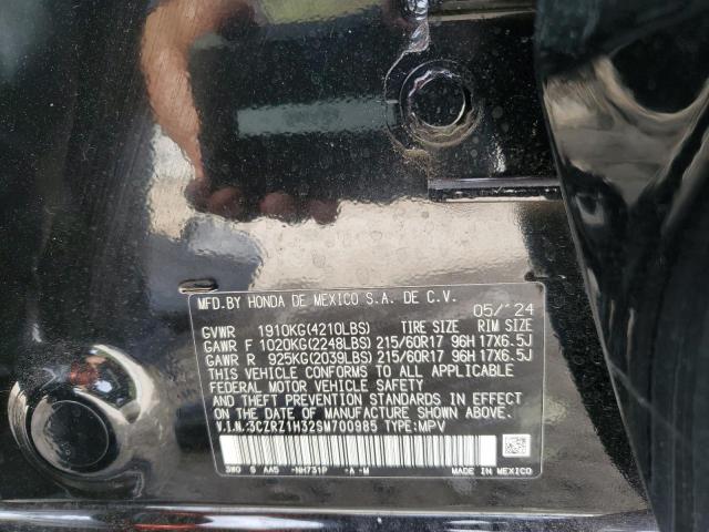 2025 HONDA HRV 3CZRZ1H32SM700985