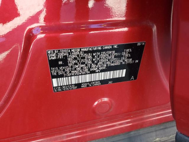 2014 TOYOTA RAV4 LIMIT #3292589861