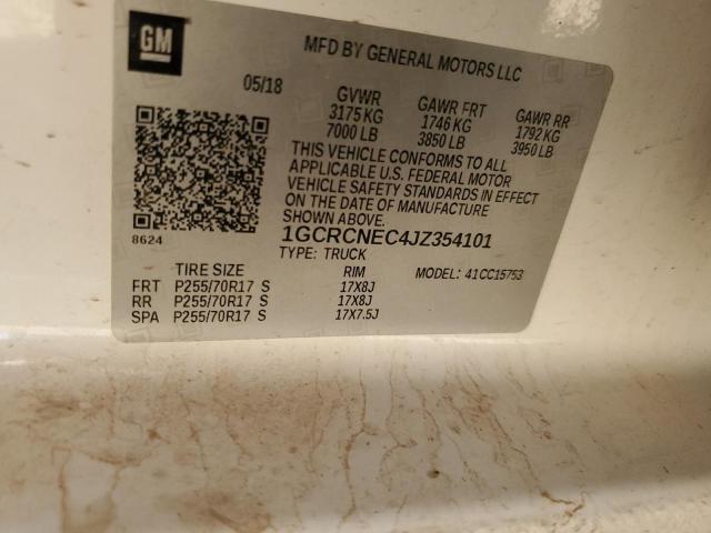 2018 CHEVROLET SILVERADO #3317060016