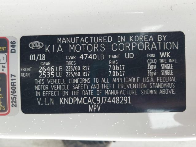 2018 KIA SPORTAGE L - KNDPMCAC9J7448291