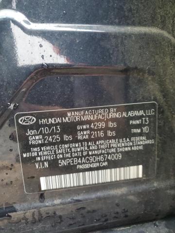 2013 HYUNDAI SONATA GLS - 5NPEB4AC9DH674009