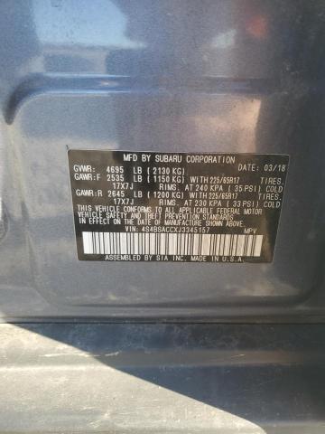 2018 SUBARU OUTBACK 2.5I PREMIUM - 4S4BSACCXJ3345157