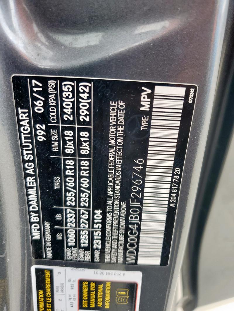 2018 MERCEDES-BENZ GLC 300 #3282440265