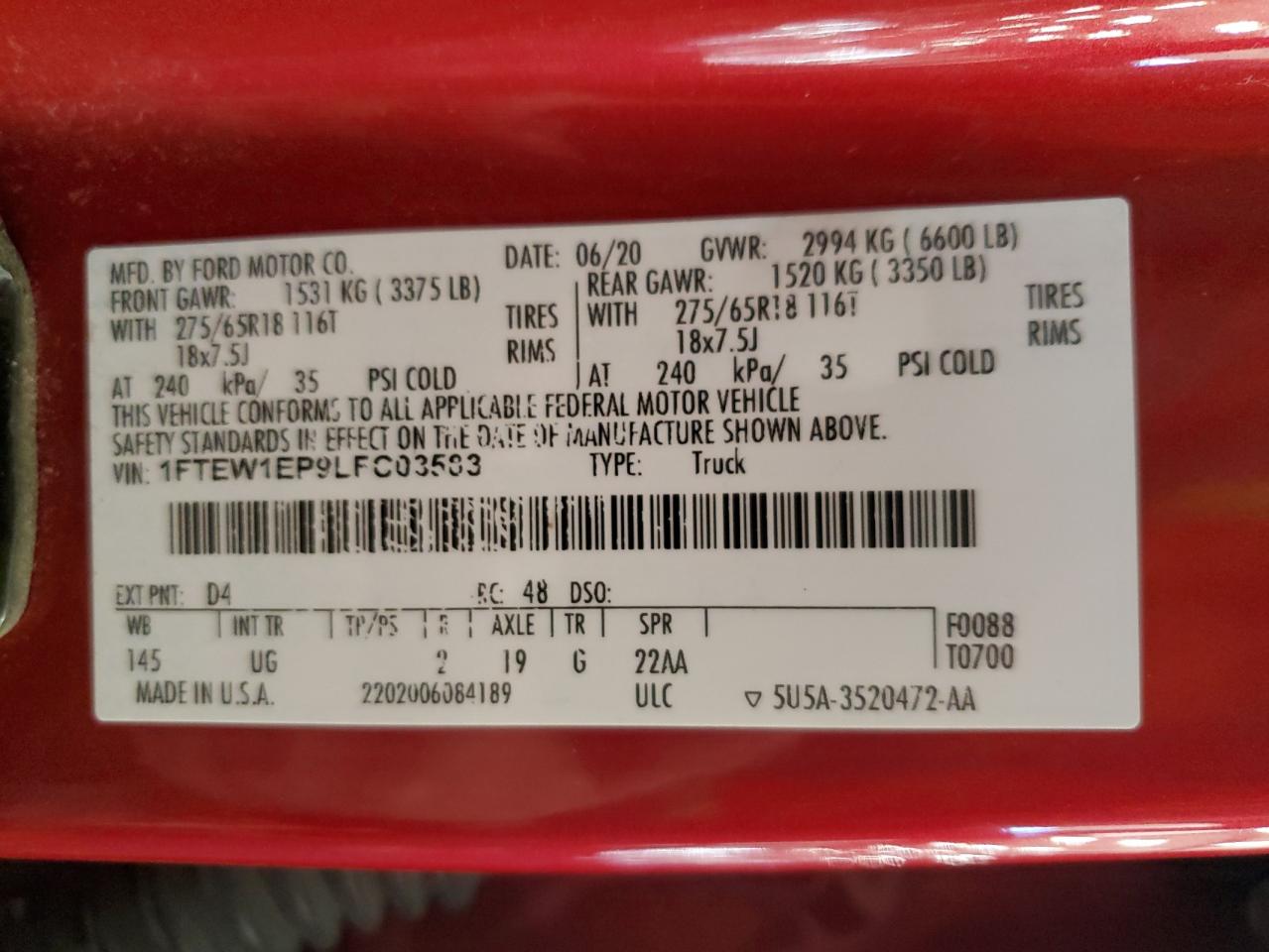 FORD F-150 SUPERCREW