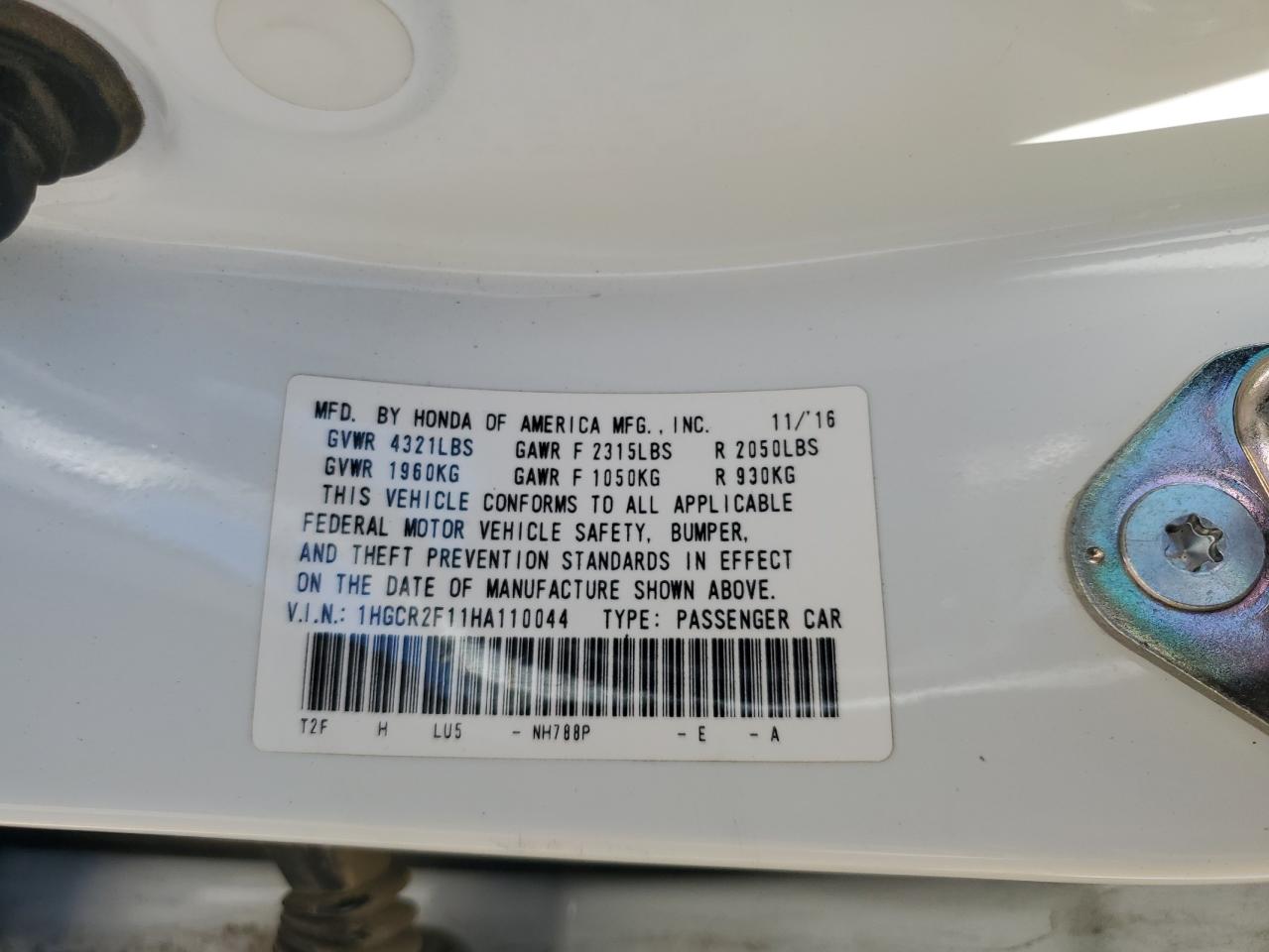 HONDA ACCORD SPORT SPECIAL EDITION