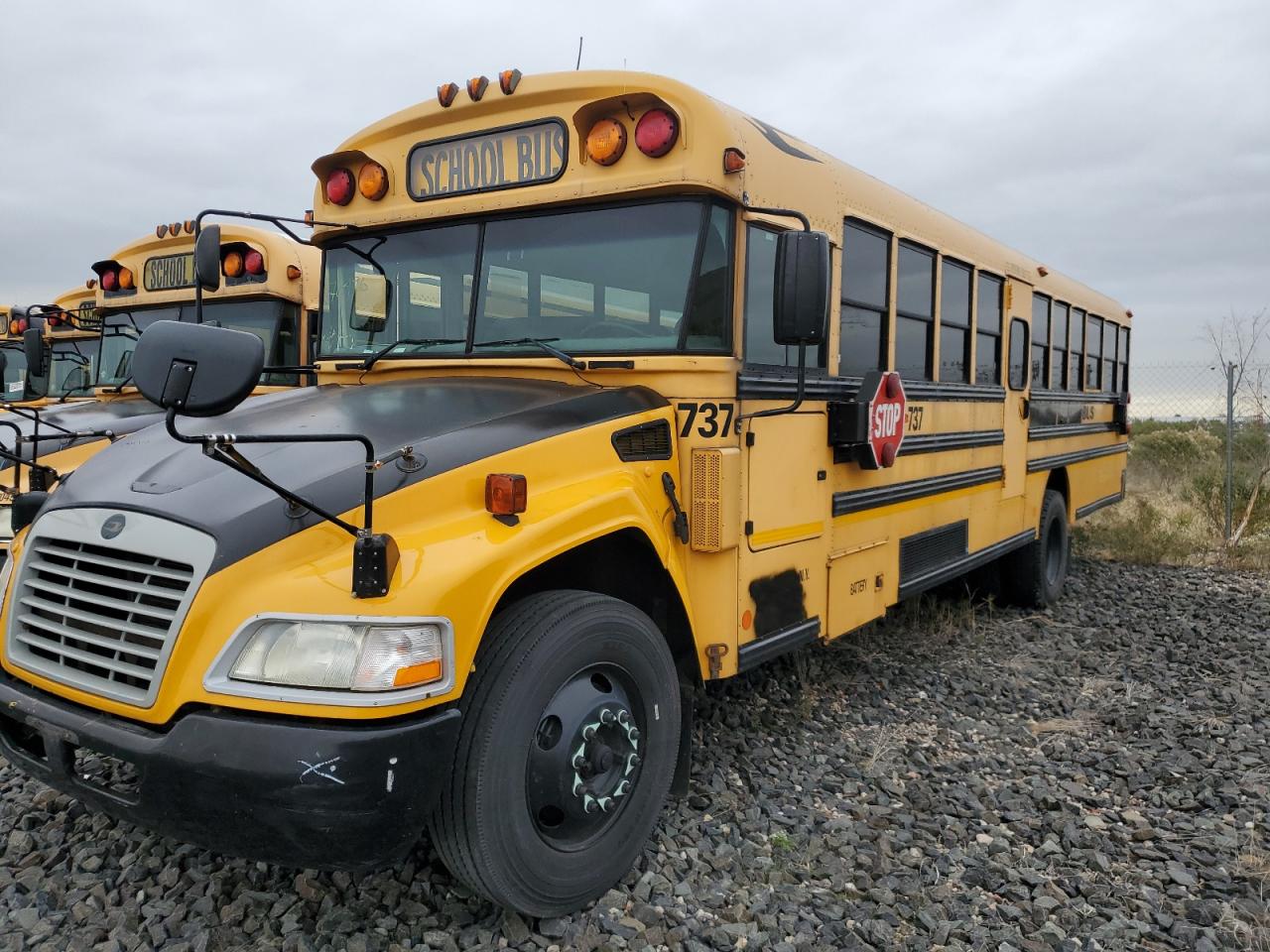 Lot #3276362831 2012 BLUE BIRD SCHOOL BUS