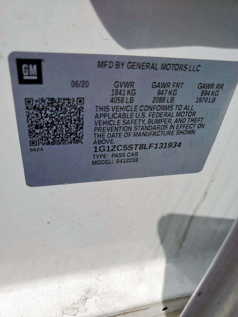 2020 CHEVROLET MALIBU LS - 1G1ZC5ST8LF131934