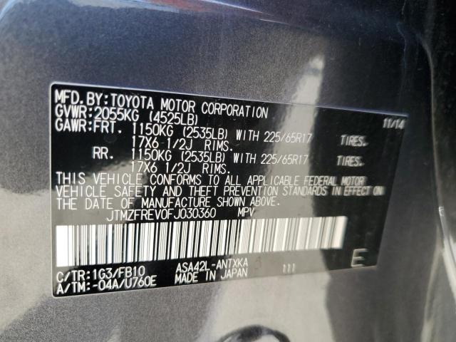 2015 TOYOTA RAV4 LE - JTMZFREV0FJ030360