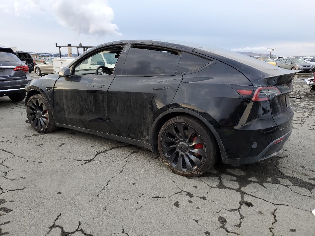Lot #3302687043 2022 TESLA MODEL Y
