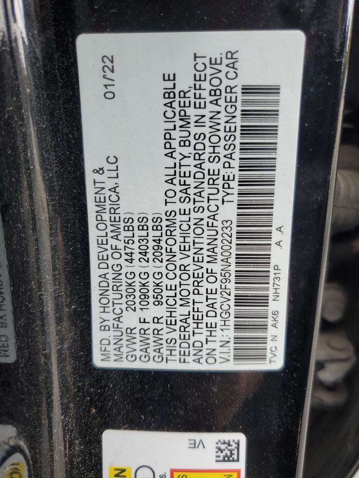 HONDA ACCORD TOURING