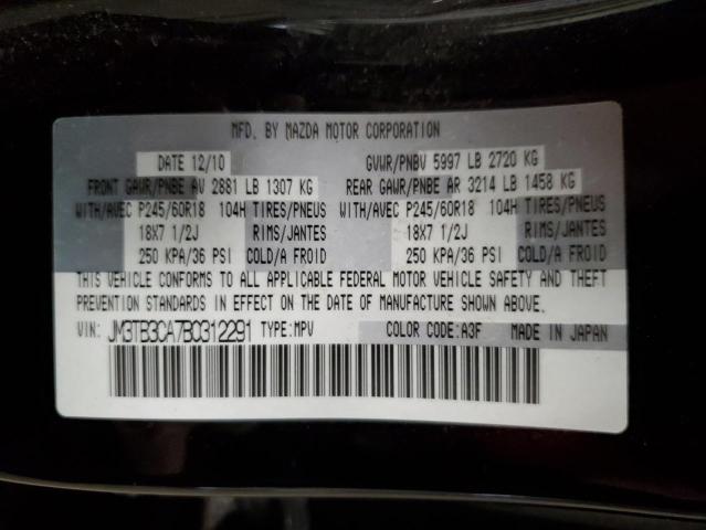 2011 MAZDA CX-9 - JM3TB3CA7B0312291