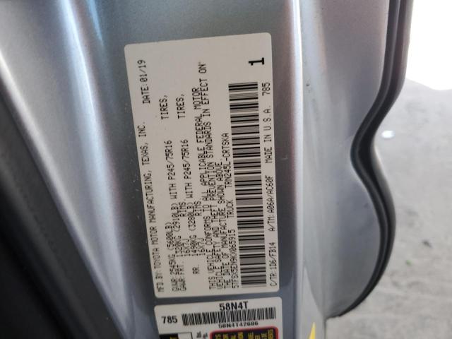 2019 TOYOTA TACOMA ACC - 5TFSX5EN9KX065915