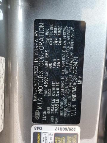 2017 KIA SPORTAGE KNDPM3AC8H7209471