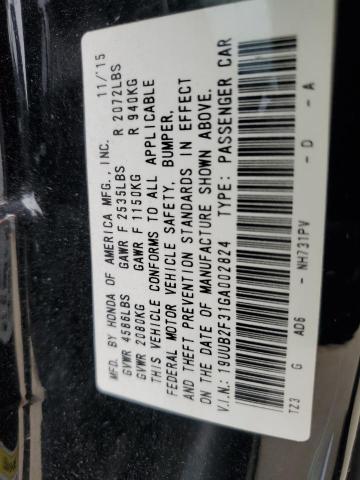 2016 ACURA TLX #3280307981