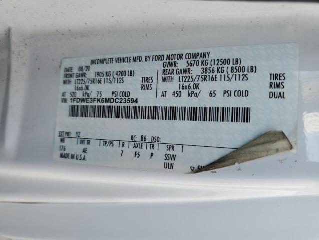 2021 FORD ECONOLINE #3284774541