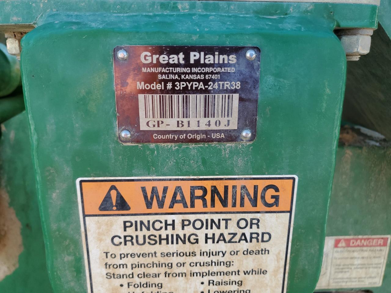 Lot #3275580818 2021 GREATLAINS 3PYPA