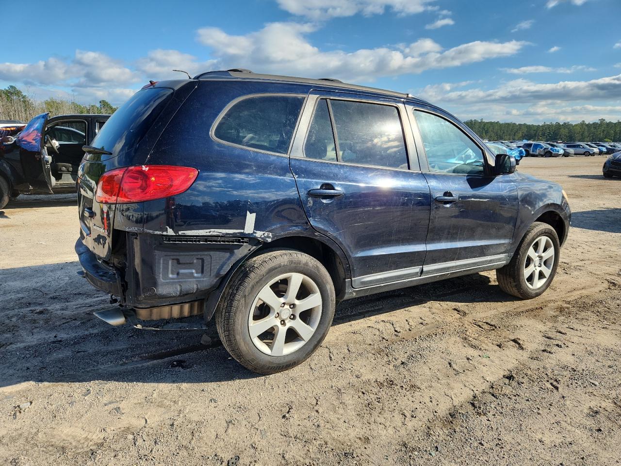 Lot #3280390985 2009 HYUNDAI SANTA FE SE