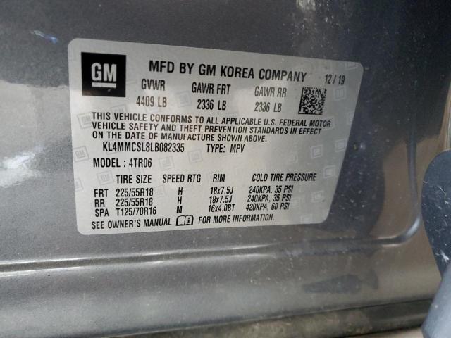 2020 BUICK ENCORE GX - KL4MMCSL8LB082335