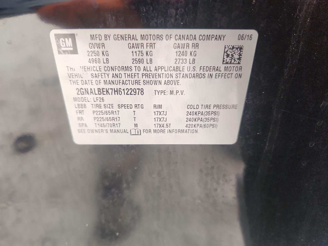 CHEVROLET EQUINOX LS