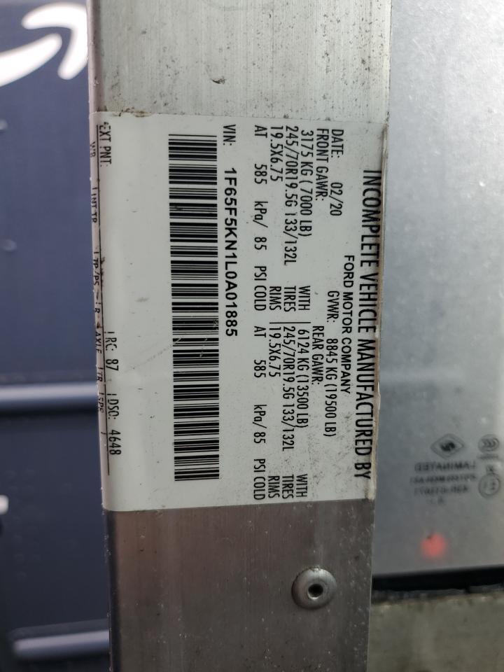 Lot #3305426460 2020 FORD F59