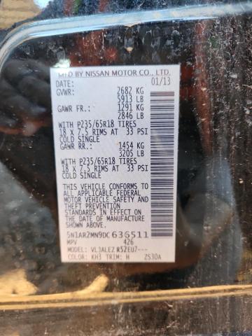 2013 NISSAN PATHFINDER - 5N1AR2MN9DC636511