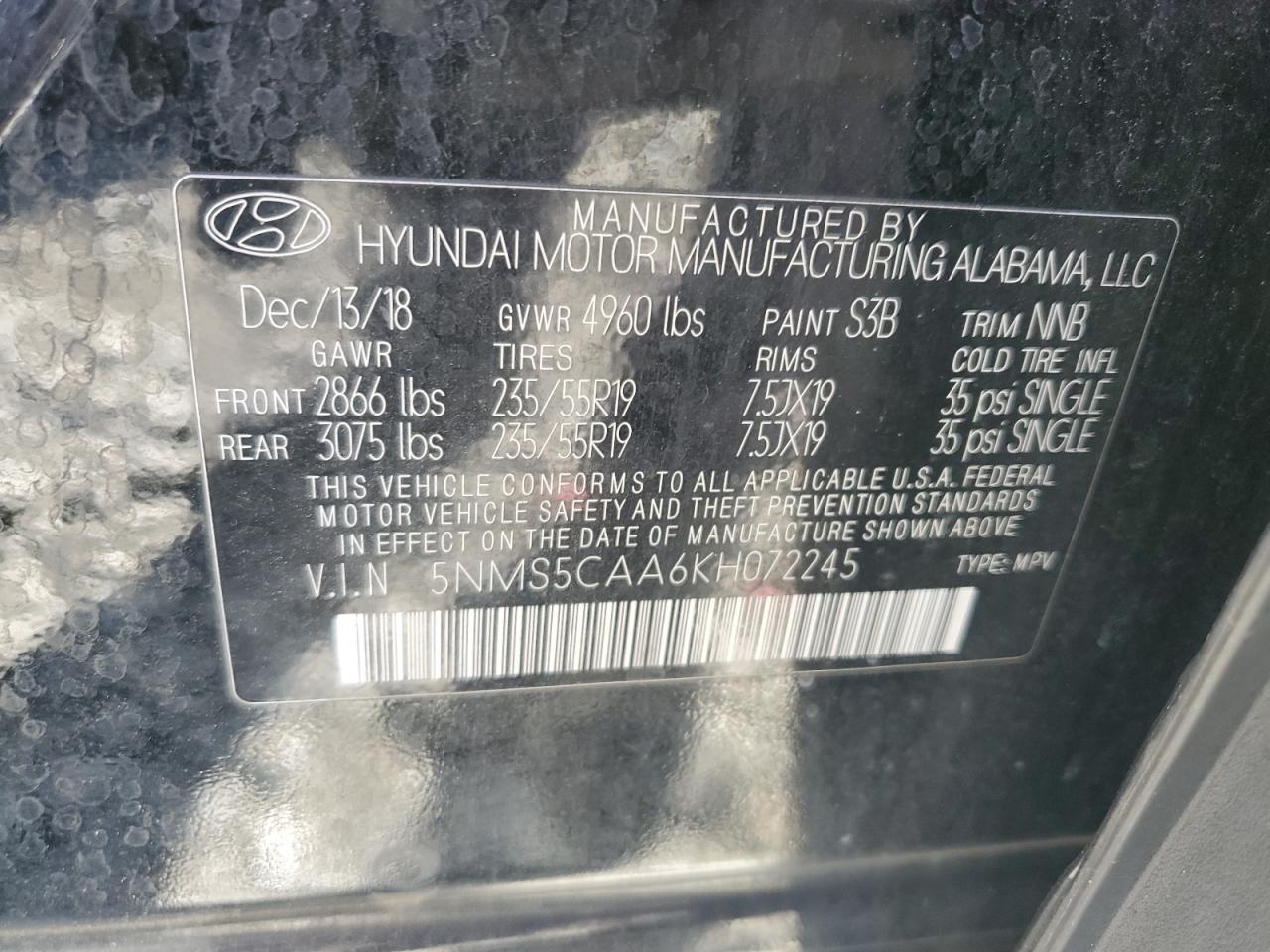 HYUNDAI SANTA FE LIMITED