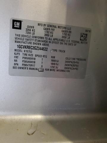 2016 CHEVROLET SILVERADO #3302666000