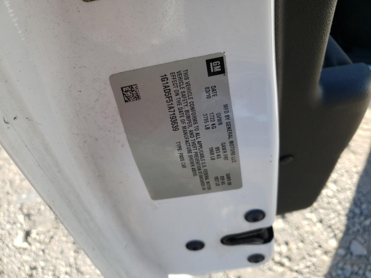 CHEVROLET COBALT 1LT