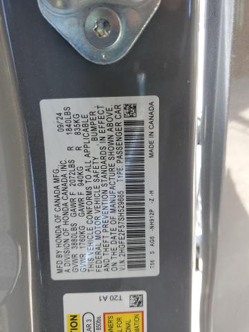 2025 HONDA CIVIC SPOR - 2HGFE2F57SH529665