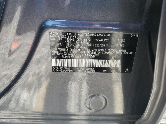 2015 TOYOTA RAV4 LE - 2T3ZFREV7FW182816