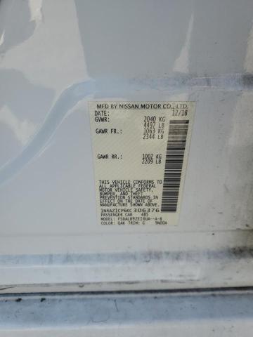 2019 NISSAN LEAF S - 1N4AZ1CP6KC306376
