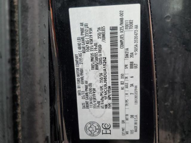 2013 FORD ESCAPE TIT - 1FMCU9J98DUA15262