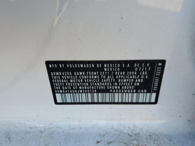 2018 VOLKSWAGEN GTI S 3VW547AU6JM252139